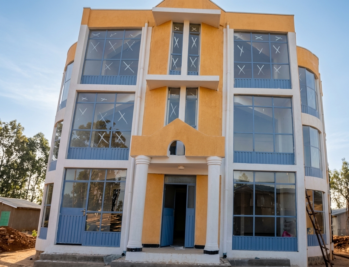 Debre Markos Hospital - G+2 Administration Building Construction Project