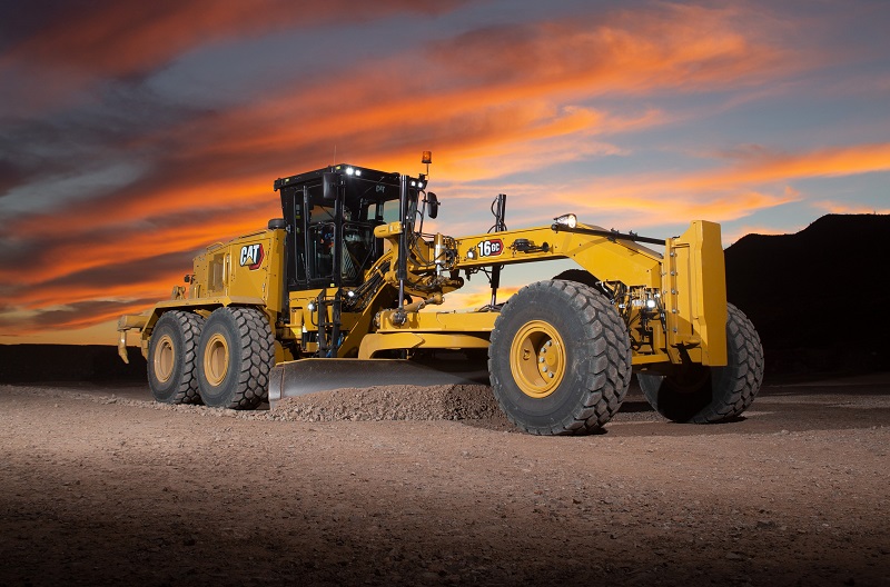 Motor graders for road formation, leveling, and maintenance works.