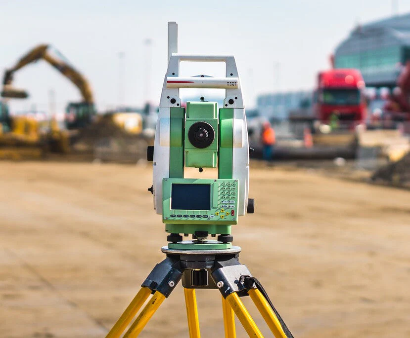 Surveying equipment for setting out and quality control.