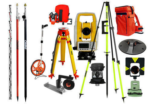 Surveying equipment for setting out and quality control.
