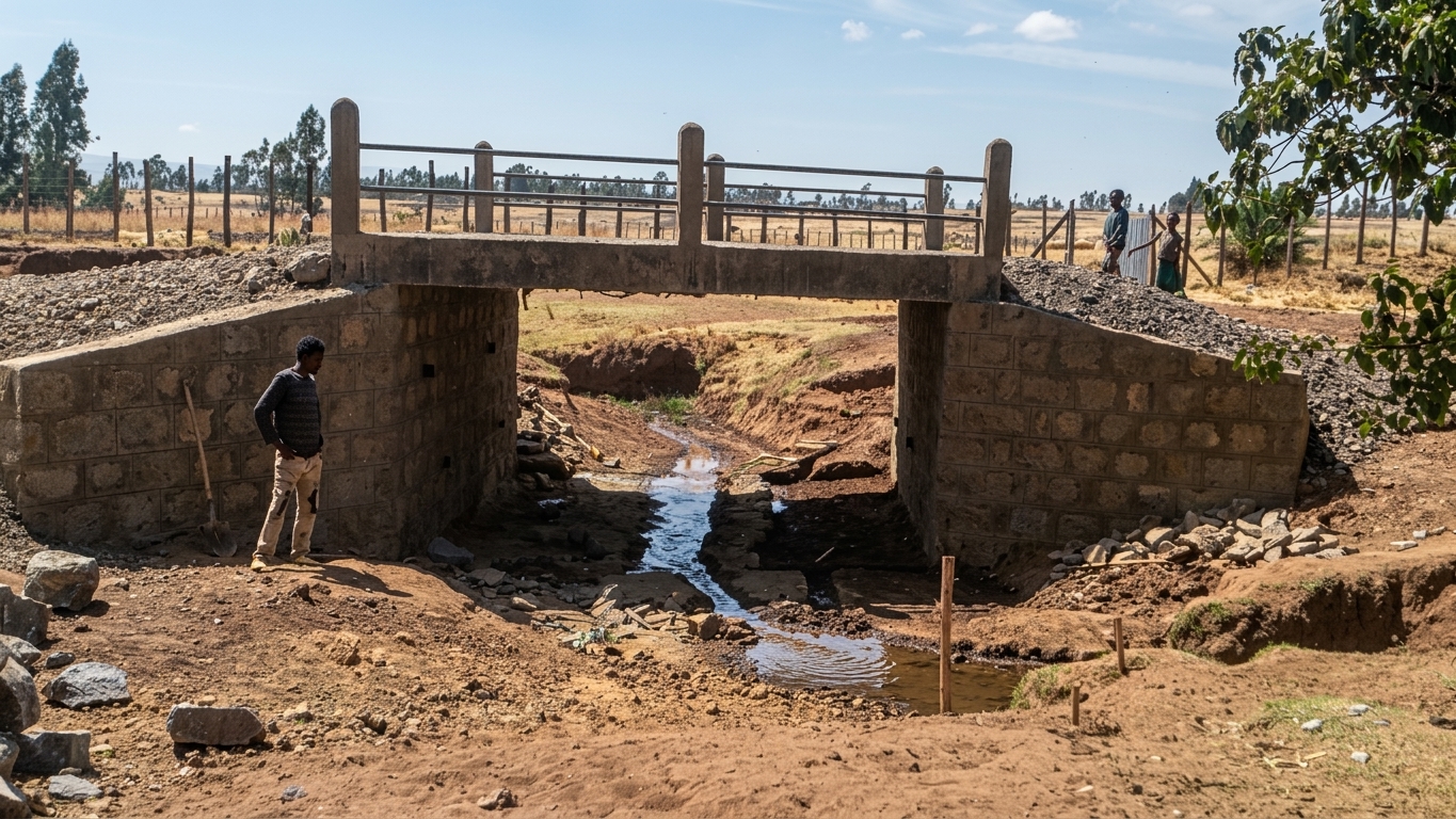 Terko River Bridge - 12 m Culvert Construction Project